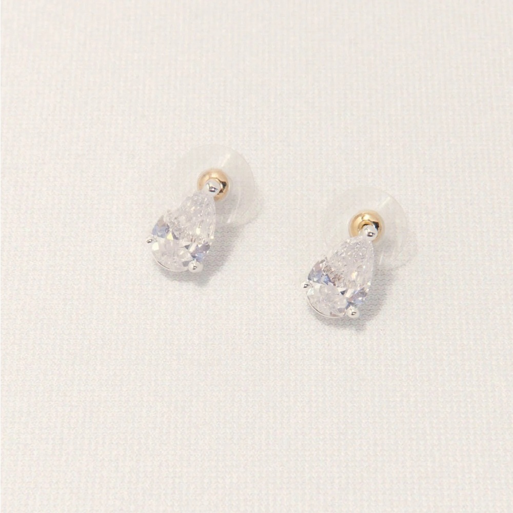 Maje Small Rhinestone Earrings - Picture 2 of 10